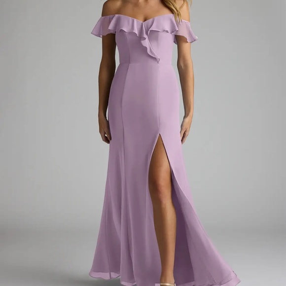 Azazie Sophie Dress Wisteria (10) - Picture 1 of 5